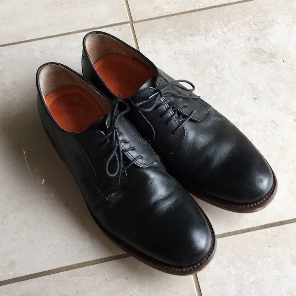 Sz 41 EU/ 8 US Ben Sherman Black Leather Shoes